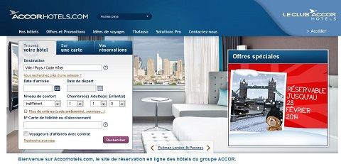 Réductions hôtels Accor pour l'UFE
