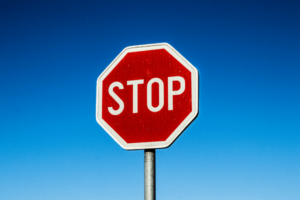 Panneau stop